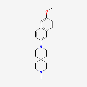 3-(6-Methoxynaphthalen-2-yl)-9-methyl-3,9-diazaspiro[5.5]undecane