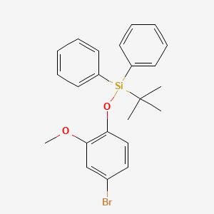 (4-Bromo-2-methoxy-phenoxy)-tert-butyl-diphenyl-silane