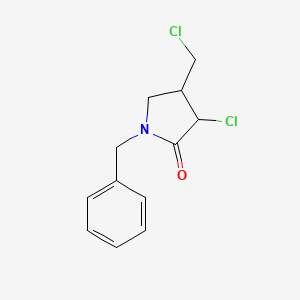 2-Pyrrolidinone, 3-chloro-4-(chloromethyl)-1-(phenylmethyl)-