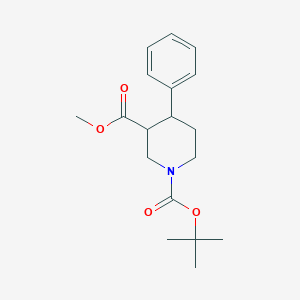 1-tert-Butyl 3-methyl 4-phenylpiperidine-1,3-dicarboxylate