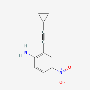 2-(Cyclopropylethynyl)-4-nitroaniline