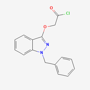[(1-benzyl-1H-indazol-3-yl)-oxy]acetyl chloride