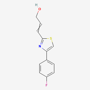 3-[4-(4-Fluorophenyl)-1,3-thiazol-2-yl]prop-2-en-1-ol