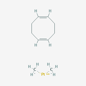molecular formula C10H18Pt B086735 Dimethyl(1,5-cyclooctadiene)platinum(II) CAS No. 12266-92-1