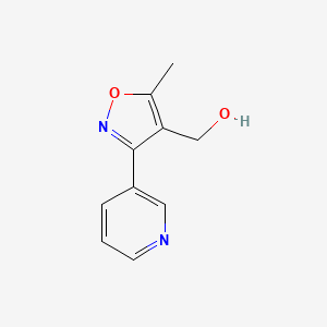 (5-Methyl-3-pyridin-3-yl-isoxazol-4-yl)-methanol
