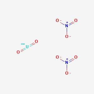 molecular formula N2O8U B8673517 Dioxouranium(2+);dinitrate CAS No. 36478-76-9
