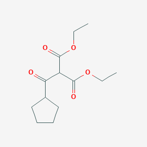 Propanedioic acid, (cyclopentylcarbonyl)-, diethyl ester