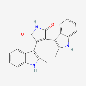 1H-Pyrrole-2,5-dione, 3,4-bis(2-methyl-1H-indol-3-yl)-