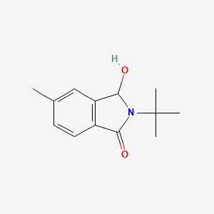2-Tert-butyl-3-hydroxy-5-methylisoindolin-1-one