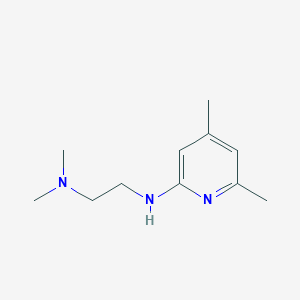 molecular formula C11H19N3 B8673605 N-(4,6-dimethylpyridin-2-yl)-N',N'-dimethylethane-1,2-diamine 