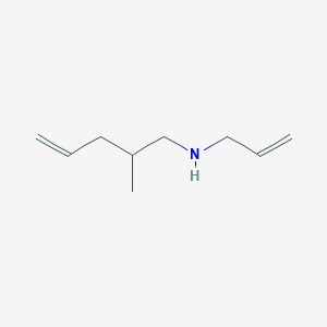 molecular formula C9H17N B8673657 Allyl-(2-methyl-pent-4-enyl)-amine 