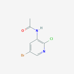 molecular formula C7H6BrClN2O B8673703 N-(5-Bromo-2-chloropyridin-3-YL)acetamide CAS No. 886372-73-2