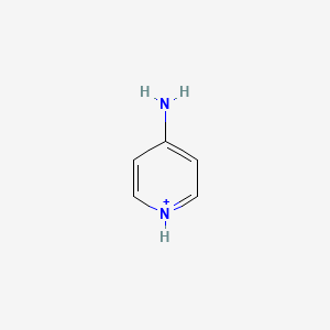 molecular formula C5H7N2+ B8673708 4-Aminopyridinium 