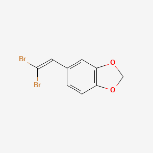 molecular formula C9H6Br2O2 B8673716 5-(2,2-Dibromovinyl)-1,3-benzodioxole 