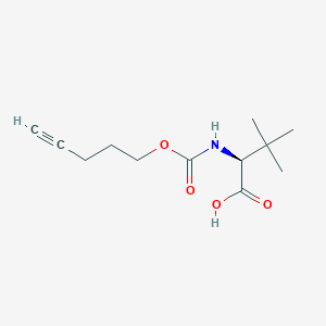 3-Methyl-N-{[(pent-4-yn-1-yl)oxy]carbonyl}-L-valine
