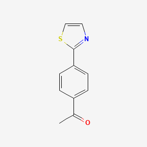 1-(4-(Thiazol-2-yl)phenyl)ethanone