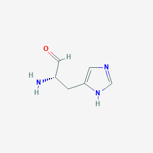 molecular formula C6H9N3O B008674 组氨酸醛 CAS No. 106404-06-2