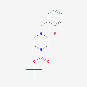 molecular formula C16H23FN2O2 B8674030 Tert-butyl 4-(2-fluorobenzyl)piperazine-1-carboxylate 