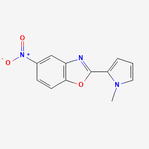 2-(1-Methyl-1H-pyrrol-2-yl)-5-nitro-1,3-benzoxazole