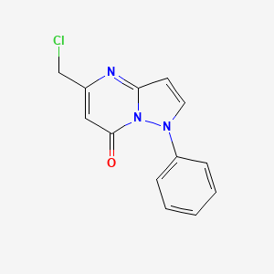 5-(Chloromethyl)-1-phenylpyrazolo[1,5-a]pyrimidin-7(1H)-one