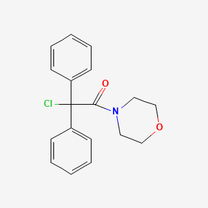 Diphenylchloroacetic acid morpholide