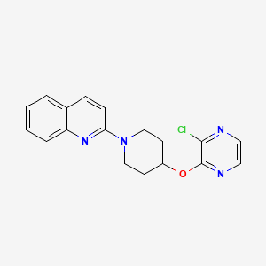 2-(4-((3-Chloropyrazin-2-yl)oxy)piperidin-1-yl)quinoline