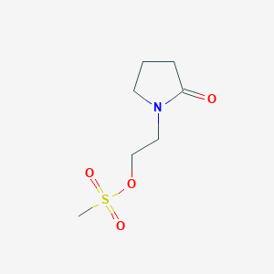 2-(2-Oxopyrrolidin-1-yl)ethyl methanesulfonate