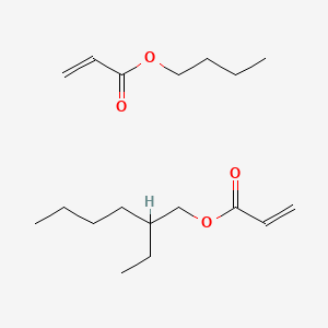 molecular formula C18H32O4 B8674149 butyl prop-2-enoate;2-ethylhexyl prop-2-enoate CAS No. 26760-85-0