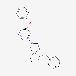 1-Benzyl-7-(5-phenoxypyridin-3-yl)-1,7-diazaspiro[4.4]nonane