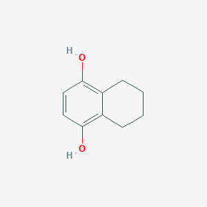 molecular formula C10H12O2 B086742 1,4-Naphthalenediol, 5,6,7,8-tetrahydro- CAS No. 13623-10-4