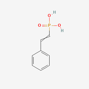 molecular formula C8H9O3P B8674251 Styrylphosphonic acid 