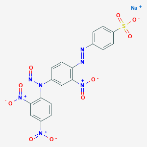 molecular formula C18H10N7NaO10S B086743 Azo yellow CAS No. 12627-77-9