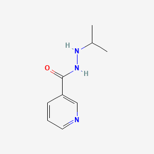 molecular formula C9H13N3O B8674331 Hydrazine, 2-isopropyl-1-nicotinoyl- CAS No. 3038-67-3