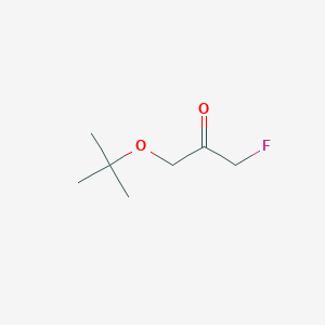 molecular formula C7H13FO2 B8674392 1-(Tert-butoxy)-3-fluoropropan-2-one 