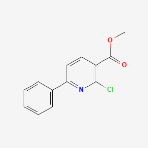 B8674566 Methyl 2-chloro-6-phenylpyridine-3-carboxylate CAS No. 275384-67-3