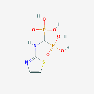 [[(2-Thiazolyl)amino]methylene]-1,1-bisphosphonate