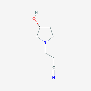 (R)-3-(3-Hydroxypyrrolidin-1-YL)propanenitrile