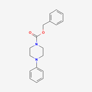 1-Piperazinecarboxylic acid, 4-phenyl-, phenylmethyl ester