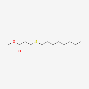 molecular formula C12H24O2S B8674990 Methyl 3-(octylthio)propionate CAS No. 70655-40-2