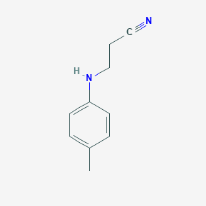 molecular formula C10H12N2 B086750 3-p-Tolylamino-propionitrile CAS No. 1077-24-3