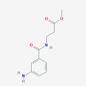 Methyl 3-(3-aminobenzamido)propionate
