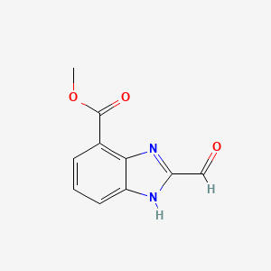 methyl 2-formyl-1H-benzimidazole-4-carboxylate