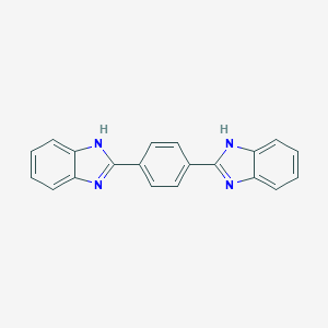 molecular formula C20H14N4 B086751 1,4-Bis(1H-benzo[d]imidazol-2-yl)benzene CAS No. 1047-63-8