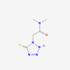 N,N-Dimethyl-2-(5-sulfanylidene-2,5-dihydro-1H-tetrazol-1-yl)acetamide