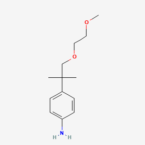 4-[2-(2-Methoxy-ethoxy)-1,1-dimethyl-ethyl]-phenylamine