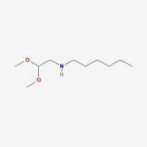 N-(2,2-dimethoxyethyl)hexan-1-amine