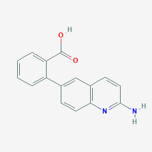 2-(2-Aminoquinolin-6-yl)benzoic acid