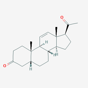 molecular formula C21H30O2 B086753 5beta-Pregn-11-ene-3,20-dione CAS No. 1096-39-5