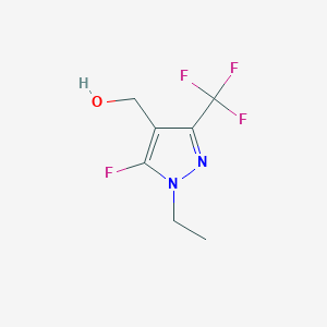 (1-Ethyl-5-fluoro-3-(trifluoromethyl)-1H-pyrazol-4-yl)methanol