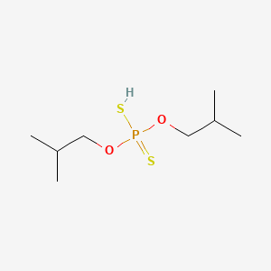molecular formula C8H19O2PS2 B8675884 O,O-Diisobutyl hydrogen dithiophosphate CAS No. 2253-52-3